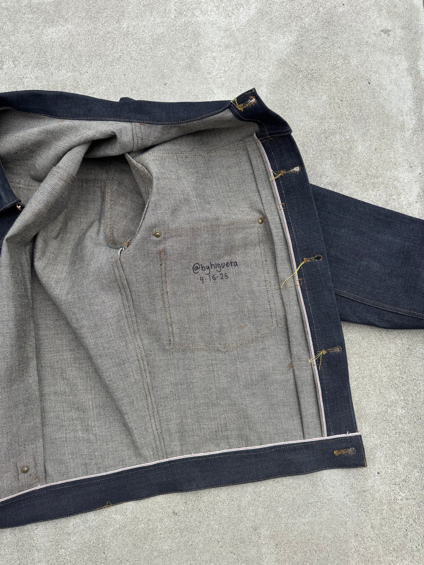 14 oz Japanese Selvedge Denim Type 1 Jacket